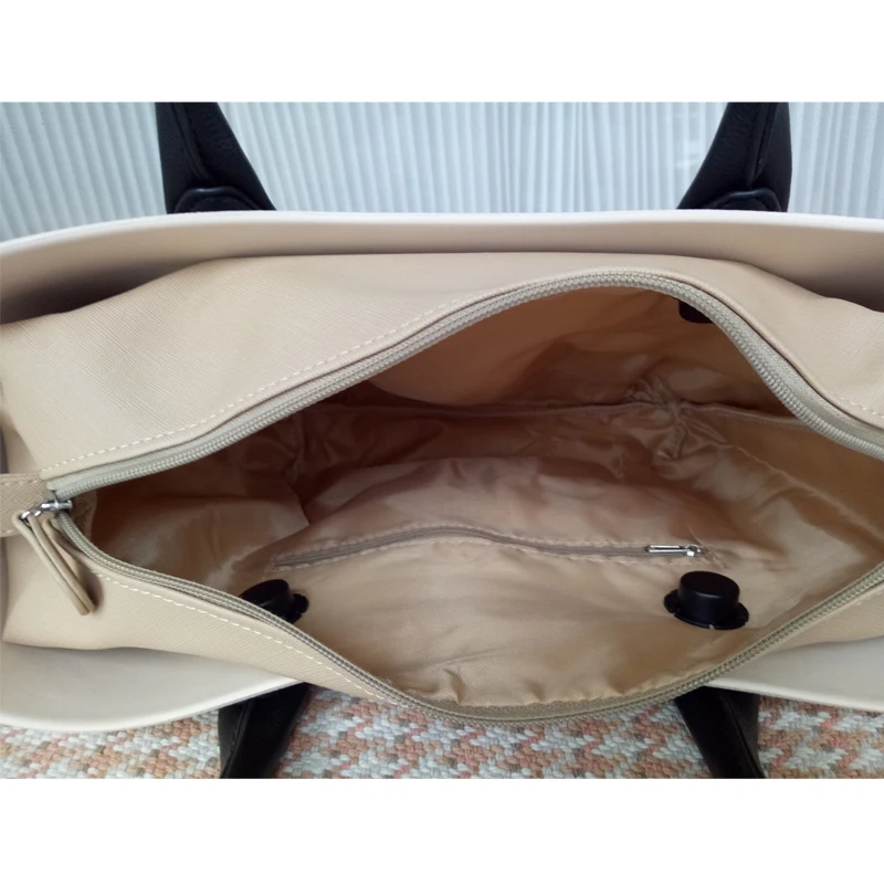 Женская сумка ведро черная силиконовая Классическая летняя 42 см|bolsa designer|women bucket