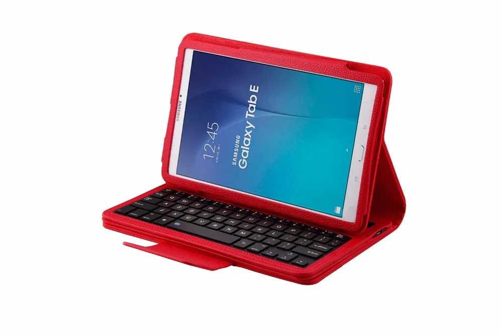Отсоедините беспроводной Чехол для клавиатуры Bluetooth Samsung Galaxy Tab E 9 6 SM T560 T561 T562 с