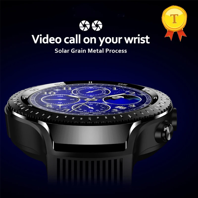 2019 дюйма AMOLED сенсорный дисплей 4G 3G Смарт часы телефон saat 1 4 двойная HD камера