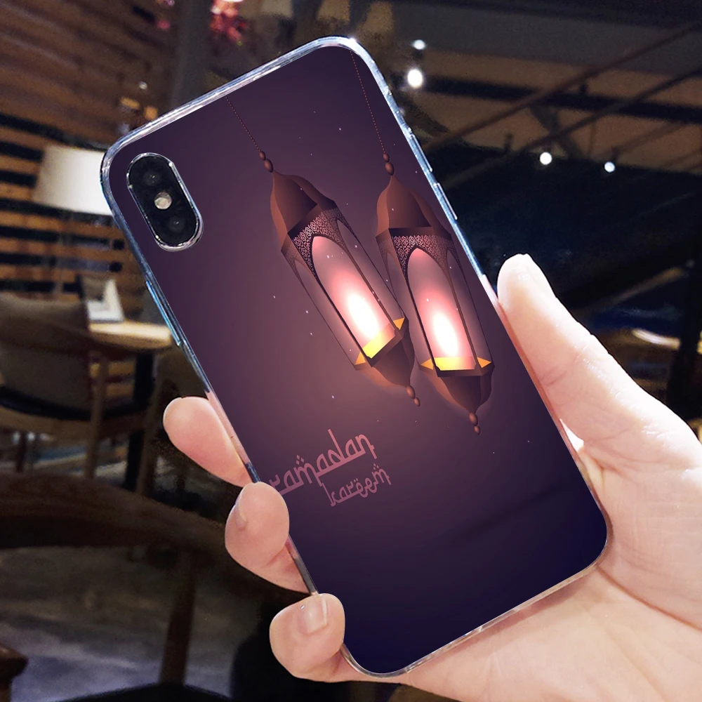 Чехол для телефона CASEIER Ramadan с фонариком iPhone X XS 7 8 6 6S Plus чехол рисунком Луны XR MAX 5 5C