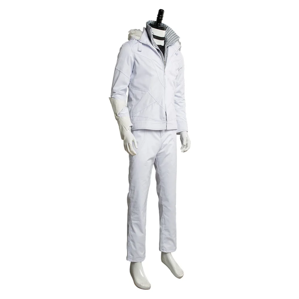 A Certain Magical Index Cosplay Accelerator Costume Scientific Railgun Men White Uniform Outfit | Тематическая одежда и