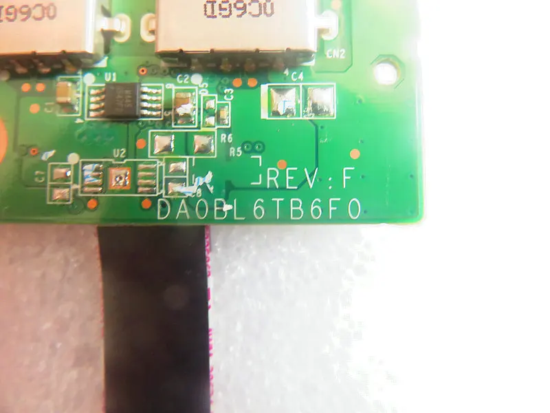 Оригинальная usb плата для Toshiba L650 L650D L655 L655D L750 L755 L750D DA0BL6TB6F0|Компьютерные кабели и