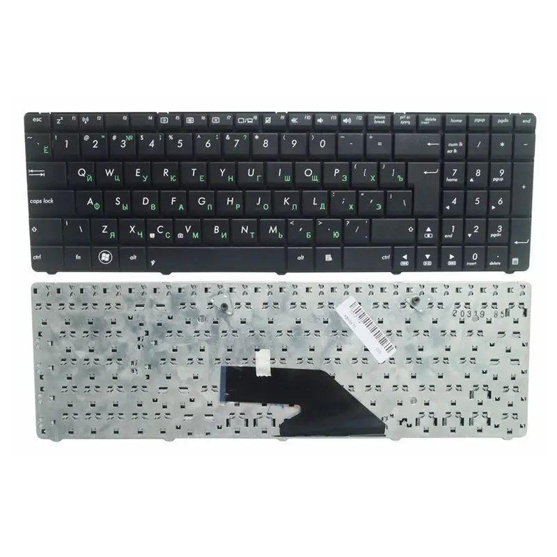 RU для ASUS K75 K75D K75DE K75A K75V K75VJ K75WM Черный Клавиатура ноутбука русская