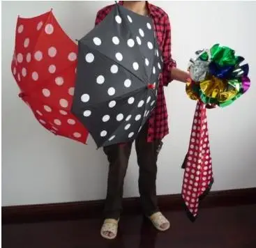 

Polka Dot Silk & Umbrella - Stage Magic Trick,Fun Magic,Party Magic,Street,Illusions,Fun,Mentalism,Gimmick