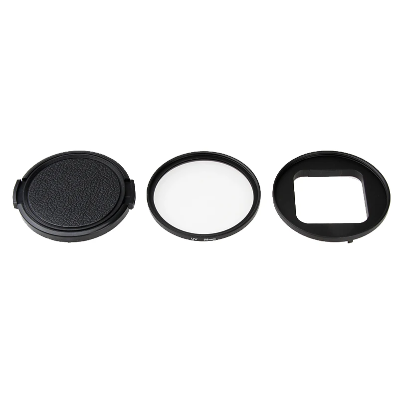 58 мм Лупа 10x увеличение макро крупным планом объектив для Go pro 5 Session 4S Gopro Hero 5s 4