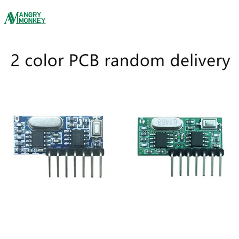 5 шт. 433 МГц RF приемник обучающий код декодера модуль Беспроводной 4 канальный