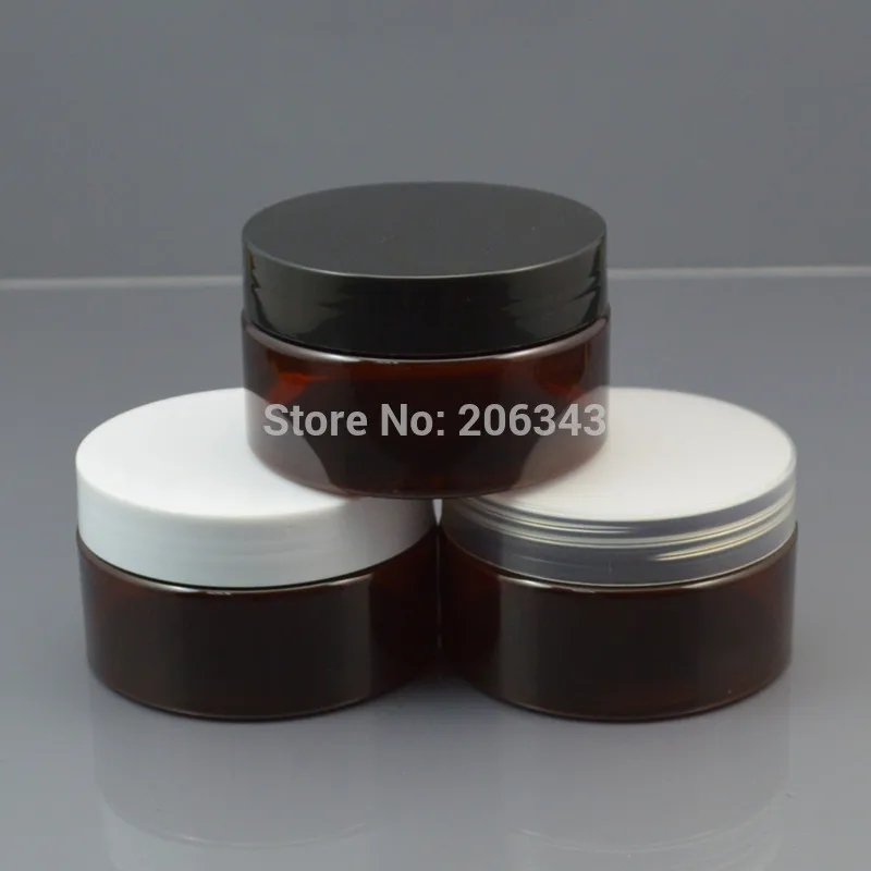 100 г коричневая ПЭТ бутылка/банка/горшок/бутылка с несколькими цветными