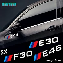 Автомобильная наклейка для bmw E30 E34 E36 E39 E46 E60 E53 E90 F10 F20 F01 F02 F30 F31 F34 F48