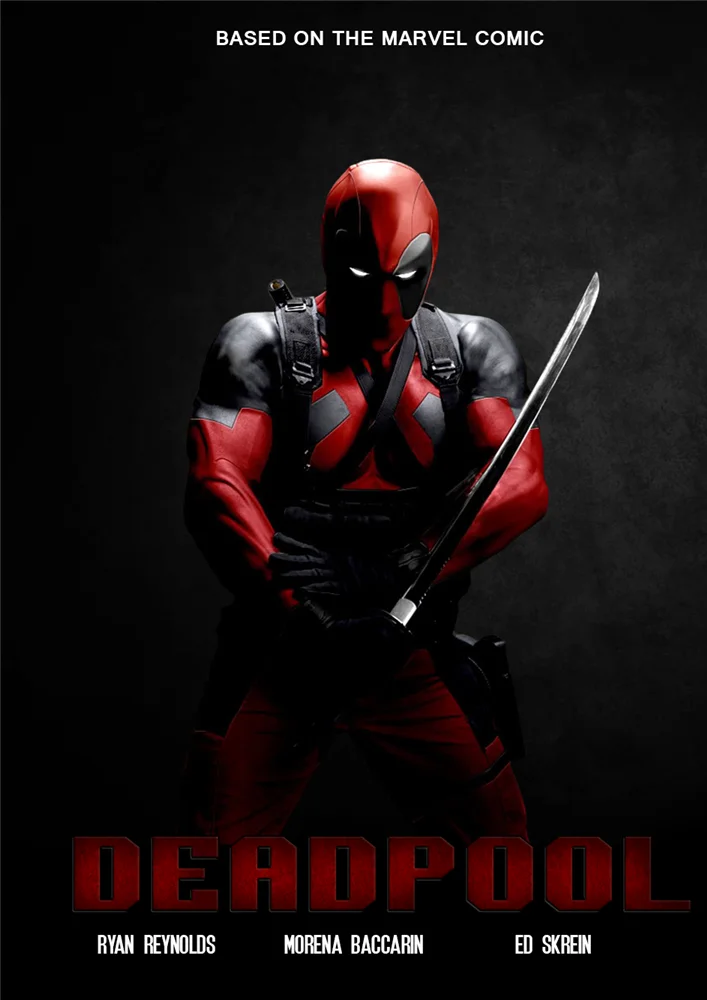 Стикер на стену Deadpool высокого качества украшение для дома|stickers home decor|wall stickers