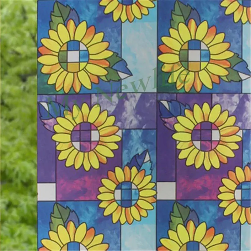 Тонизирующая пленка для окон Sunflower матовая домашняя декоративная витражная