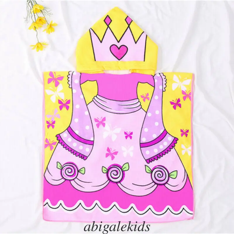 2019 Детские аксессуары банное полотенце с мультяшным рисунком детская накидка