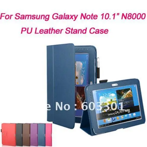 Магнитный чехол из искусственной кожи для samsung galaxy note 10 1 N8000 защитный с подставкой
