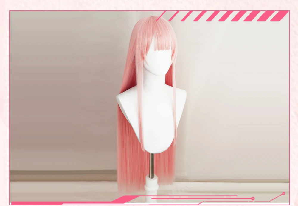 AniHut 02 Zero Two парик для косплея аниме Дарлинг в франкс парик для косплея розовые синтетические волосы 02 Дарлинг в франкс волосы для женщин