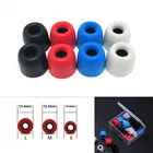 20 шт.10 пар ANJIRUI T200, черные, L 13,5 мм, 4,5 мм, калибр, амбушюрыколпачки, пенопластовые амбушюры для наушников, губка
