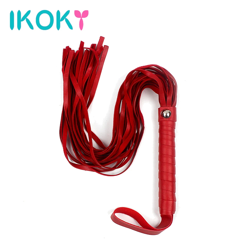 IKOKY секс игрушки из искусственной кожи для пар взрослых игры флоггер порка весло