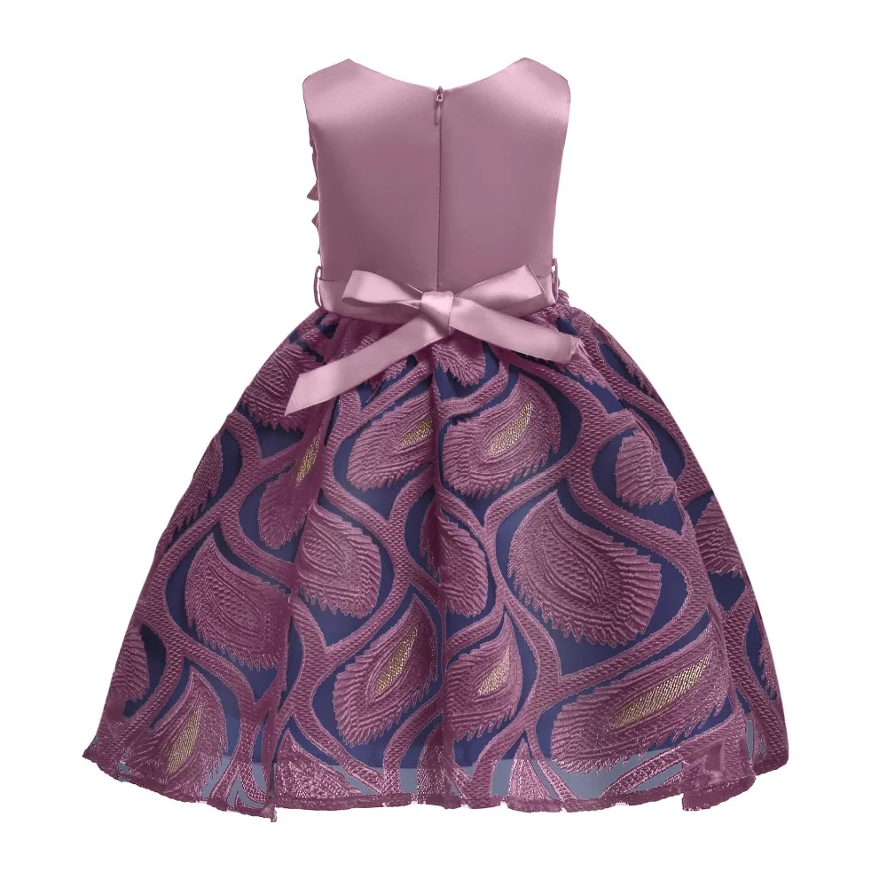 2019 new Kids Dresses For Girls Princess Dress Flower Party and Wedding Summer Children Clothing 3 -10Year | Детская одежда и