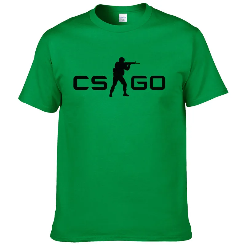 CS GO Gamers/Мужская и женская футболка новая летняя csgo для мужчин 100% хлопок высокое