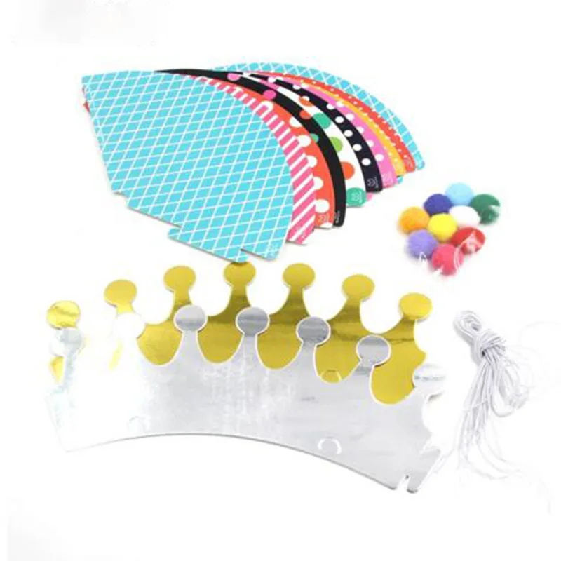 11 шт./компл. партии Празднование корейские милые Шляпы день рождения шляпа