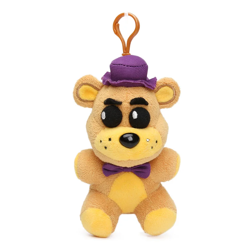15 см FNAF игрушки Five Nights At Freddy's 4 плюшевая подвеска Mangle Foxy Chica Bonnie Золотой кошмар Фредди Fazbear брелок игрушка