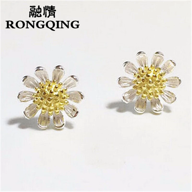 Женские серьги гвоздики в виде цветов|daisy earrings|stud earringsstud earrings for women |