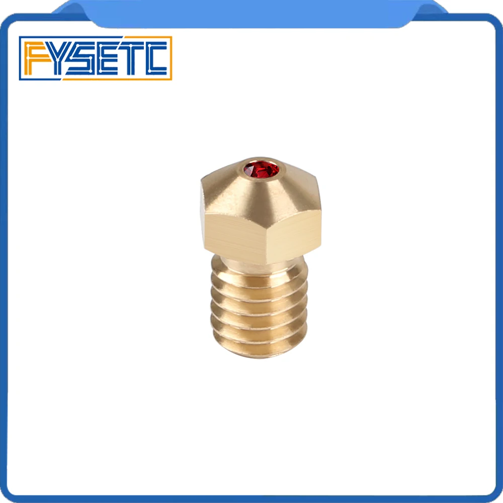 Высокотемпературный E3D красный распылитель V6 1 75 мм сопла 0 4 совместимый с PETG ABS PET