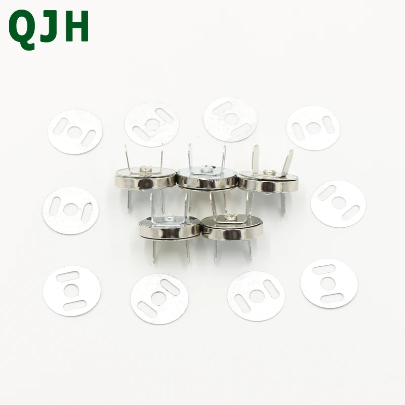 5 шт./набор серебряные сумки Крючки для рукоделия и одежды магнитные кнопки