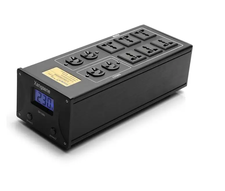 Hi-End Hi-Fi аудио 10 способов Schuko/US/AU розетки фильтр шума AC мощность кондиционер Audiophile сетевой фильтр Мощность очиститель