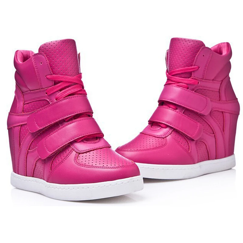 Горячих женщин клин ботильоны 2016 осень зима новинка свободного покроя высота