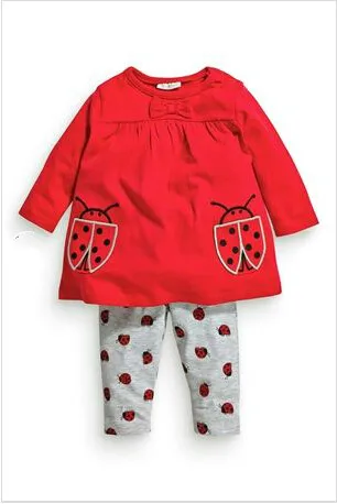 2 шт. Топ с длинным рукавом и штаны для новорожденных девочек|baby girl clothing set|baby