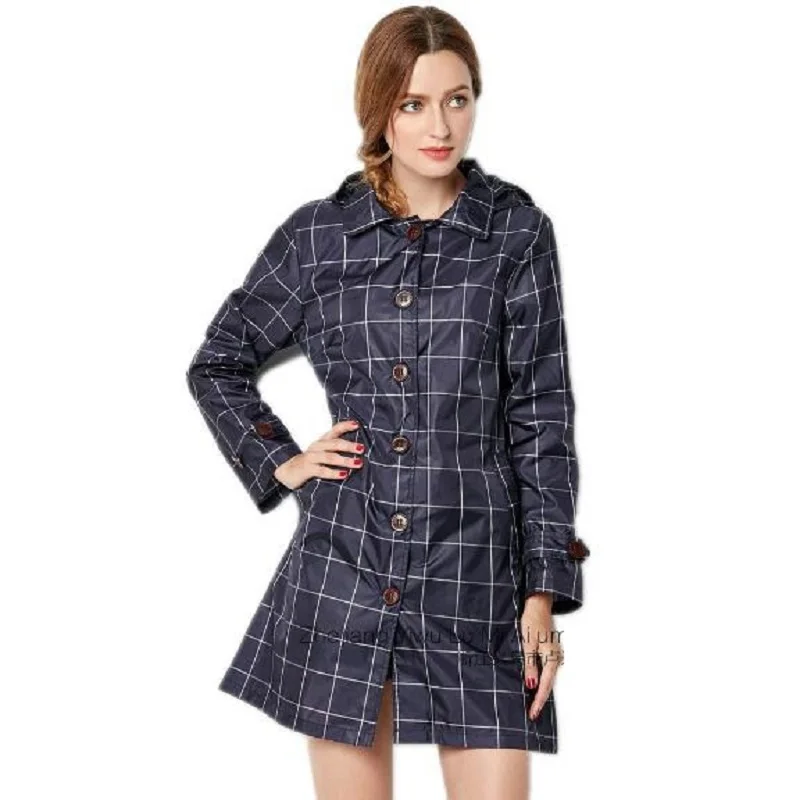 Квадратный водонепроницаемый женский плащ-дождевик верхняя одежда для улицы