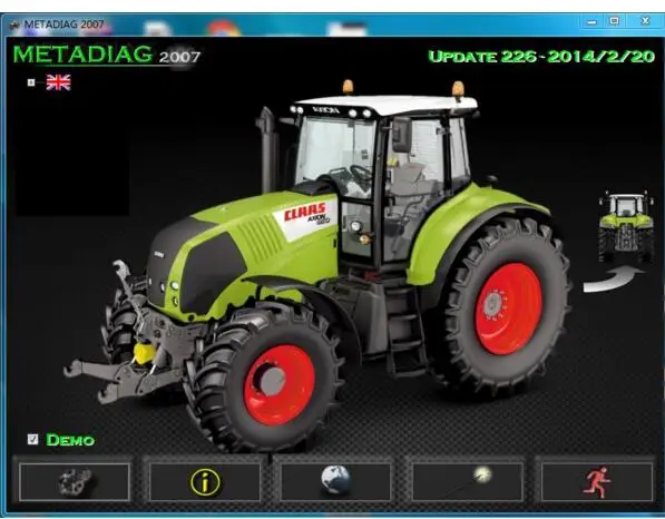 Акция CD 7 1 + CLAAS MetaDiag Parts Doc 2 сельскохозяйственные (обновление 412) 2016 органайзер