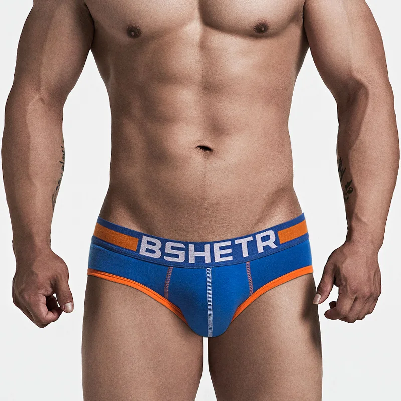 3 Colors BSHETR Brand Mesh Briefs Male Underwear Style Sexy Gay Men Slip Cueca Pennis Pants Soft Underpants |