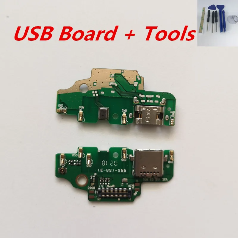 Оригинальный Для Vkworld S8 телефон USB разъем плата зарядки для замена плата|Шлейфы