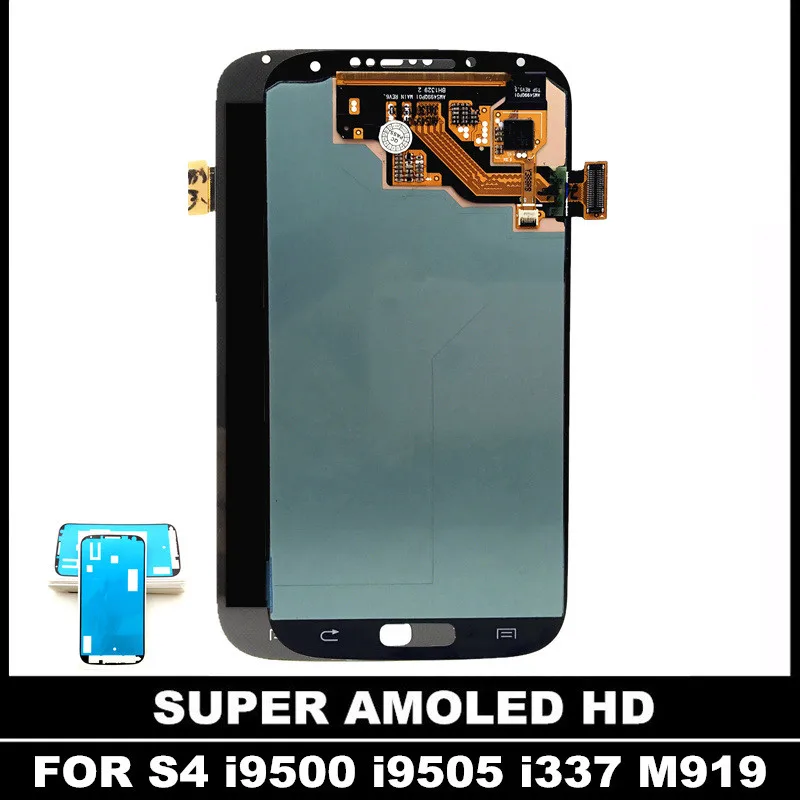100% супер AMOLED LCD для Samsung Galaxy S4 i9500 i9505 i9506 i337 Мобильный ЖК дисплей кодирующий