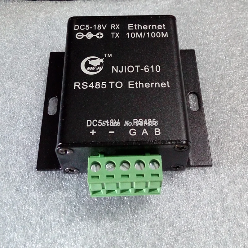NJIOT 610 сервер последовательного порта RS485 к Ethernet двусторонний Широкий источник