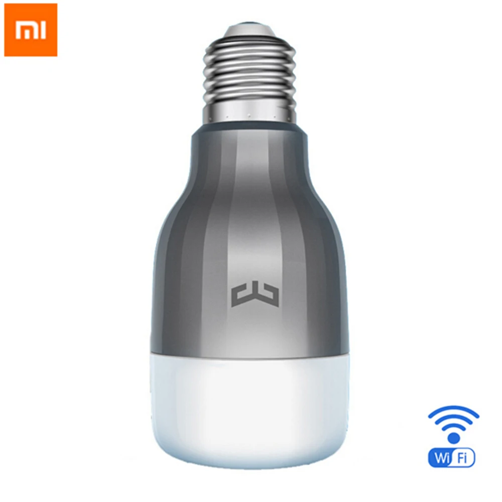 100% оригинал Сяо Mi yeelight 2 светодиодный лампы Цвет ful версия Wi Fi Дистанционное