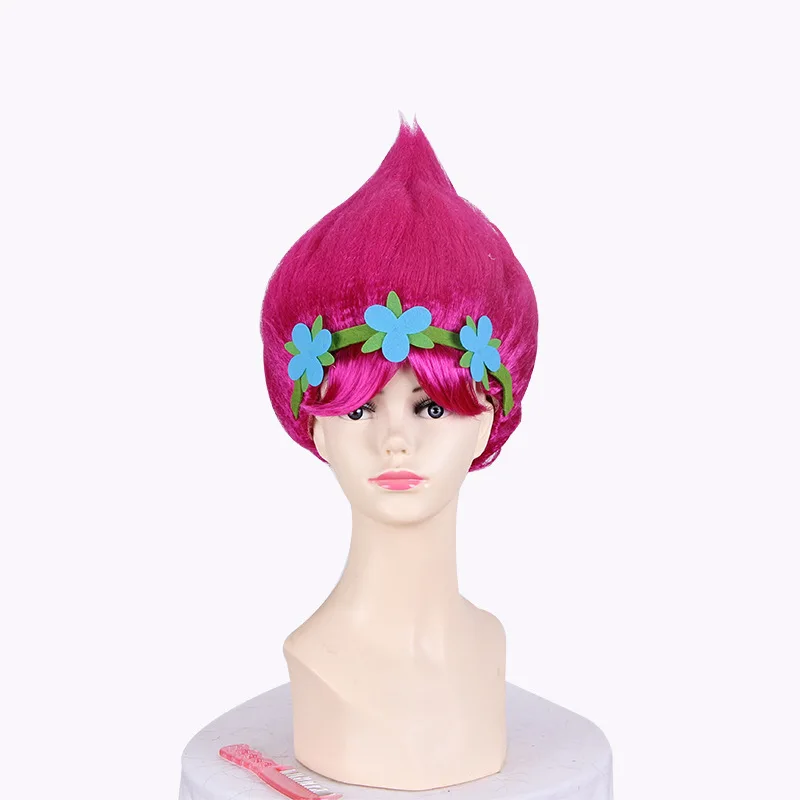 Костюм тролля детская шапка из волос с повязкой для головные уборы аксессуары