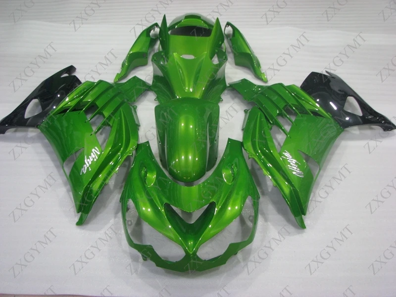 Обтекатель из АБС пластика Zx14 Zx 14r 2012 2015 жемчужно зеленый 60 пластиковых