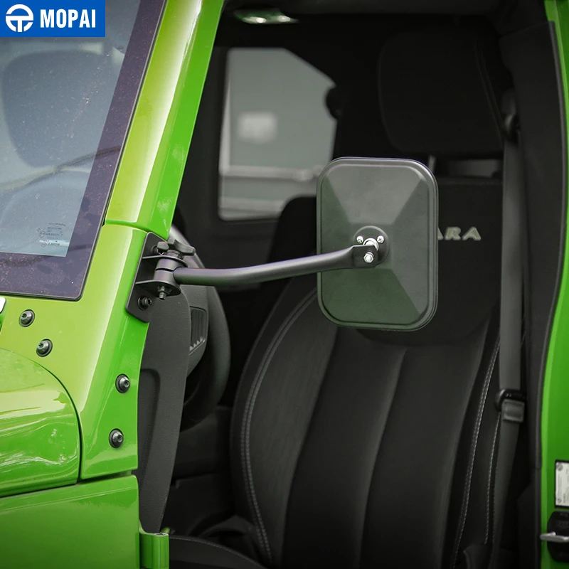 Чехол MOPAI для зеркала заднего вида Jeep Wrangler 1987 + регулировка слепых зон YJ TJ JK JL 2007