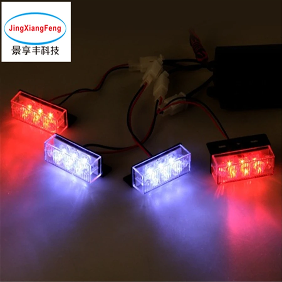 Универсальный Автомобильный светодиодный Предупреждение Strobe Flash полиция