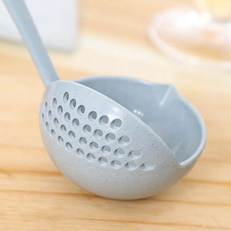 Многофункциональная длинная ручка суп горячий горшок ложка домашнее сито для