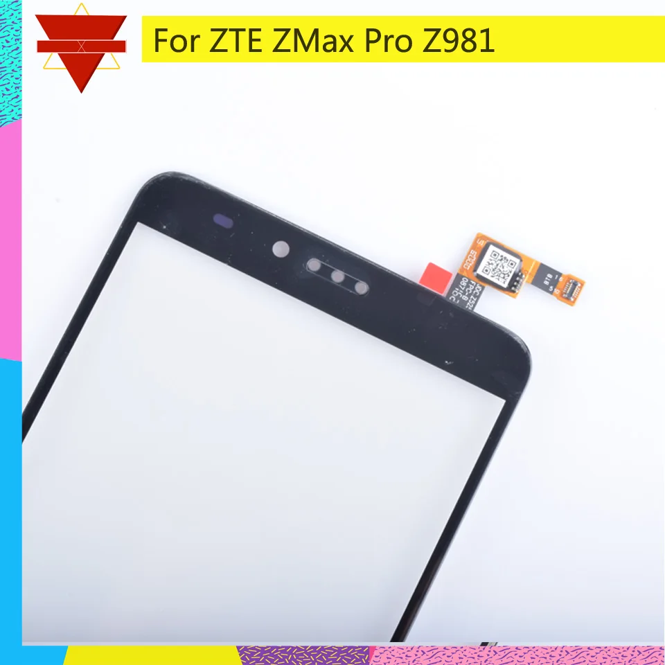 10 шт./партия сенсорный экран дигитайзер для ZTE zmax Pro Z981 сенсорная панель объектив