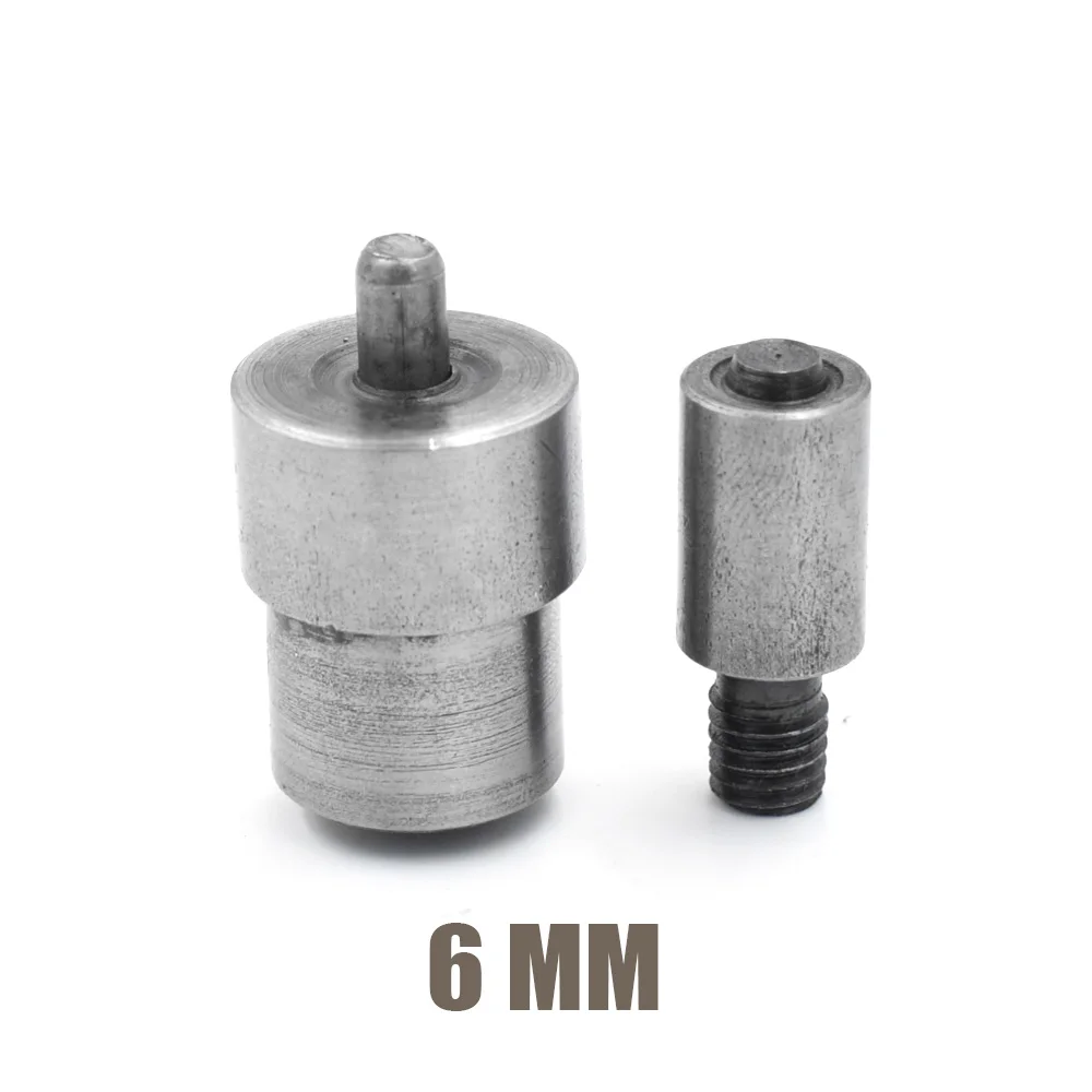 6mm 3,5 мм-40 мм Металлические отверстия. Заклепки. Кнопка. Пресс-форма для кнопок. Инструмент для установки люверсов. Металлический устьичного пресс-форм - Цвет: 6mm