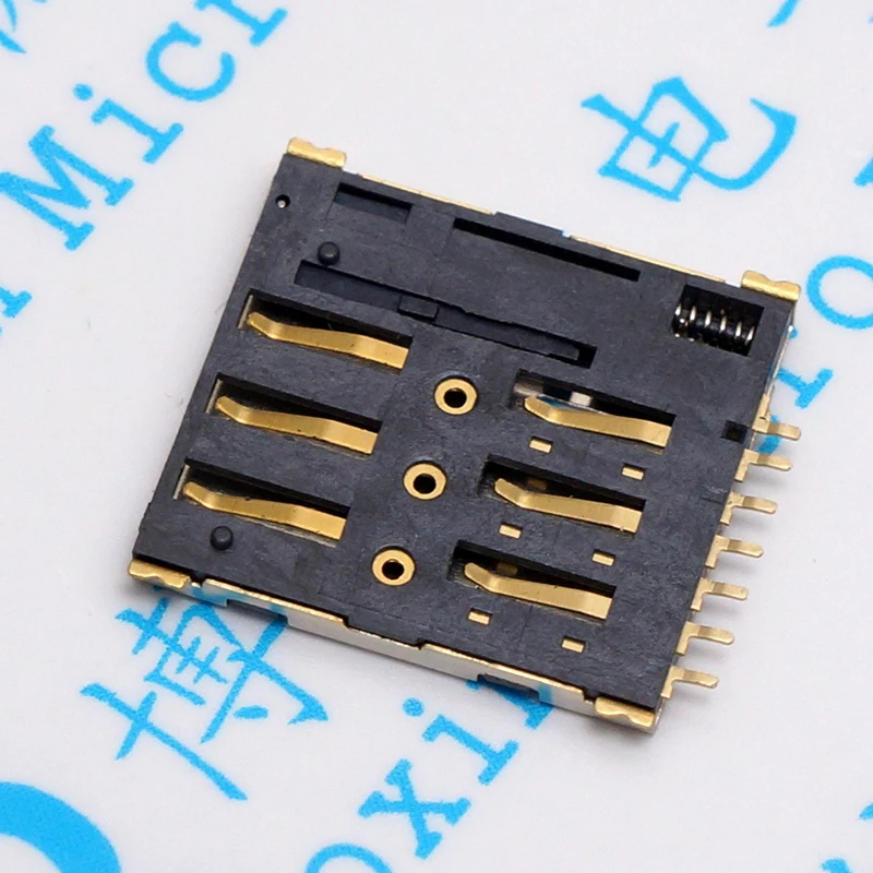 Позолоченный с тех пор как бомба Nano SIM карта 7 P гнездо для Micro карты слот