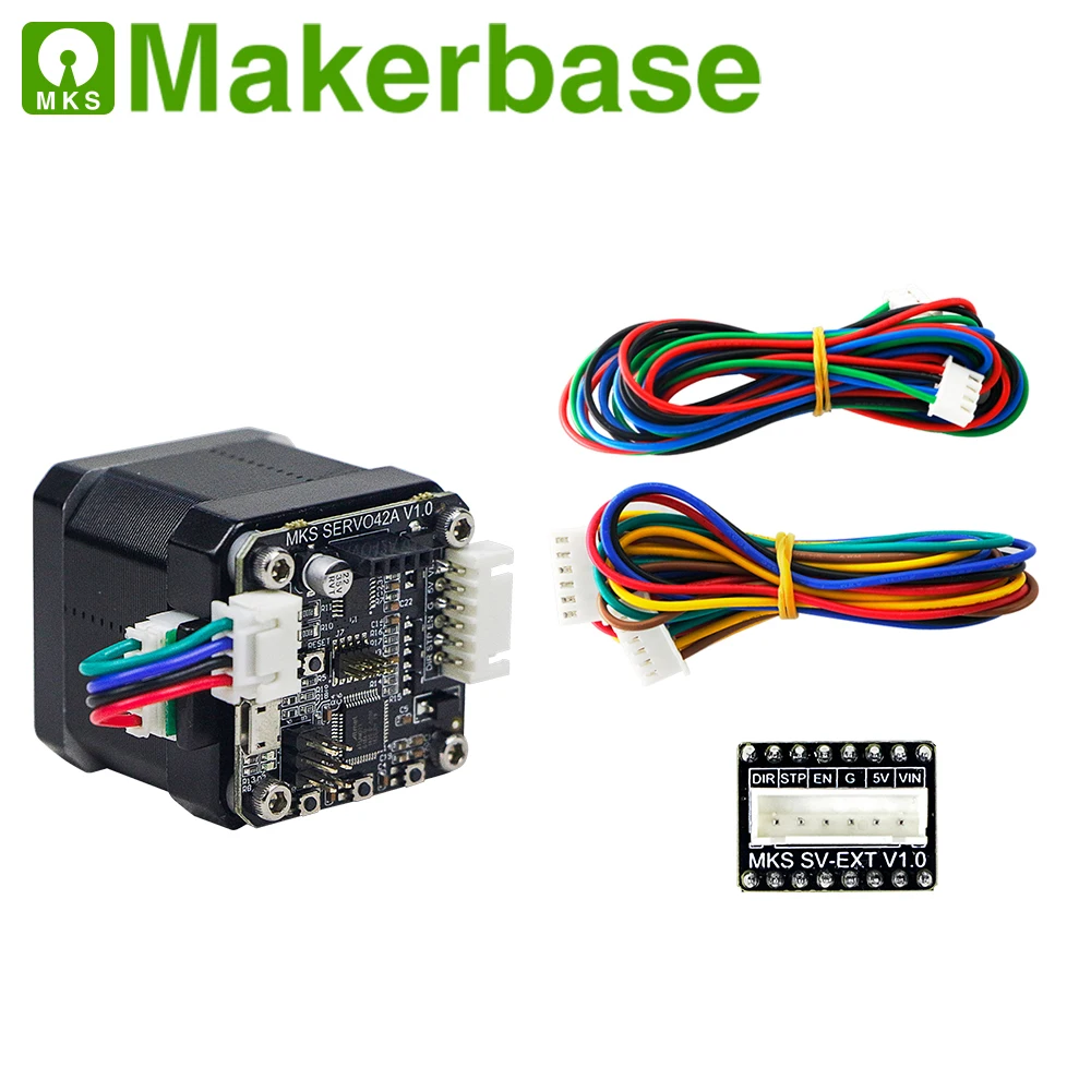 Модуль шагового двигателя 12/24 В MKS с замкнутым контуром 42 NEMA17 SERVO42 0 96 дюйма OLED 12864LCD
