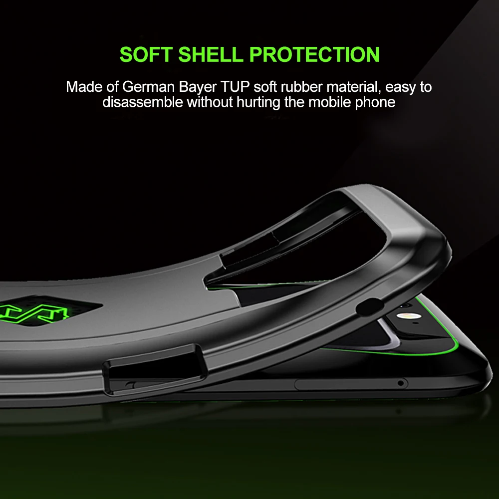 Мягкий термополиуретановый чехол для Xiaomi Black Shark, для игры, Черная Акула, Простой Противоударный защитный чехол