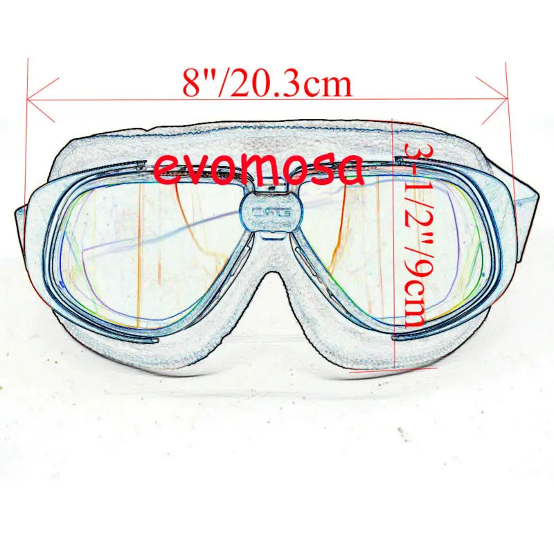 Evomosa moto Goggle moto rcycle очки для езды на гоночном велосипеде, очки для вождения, moto cross очки, солнцезащитные очки