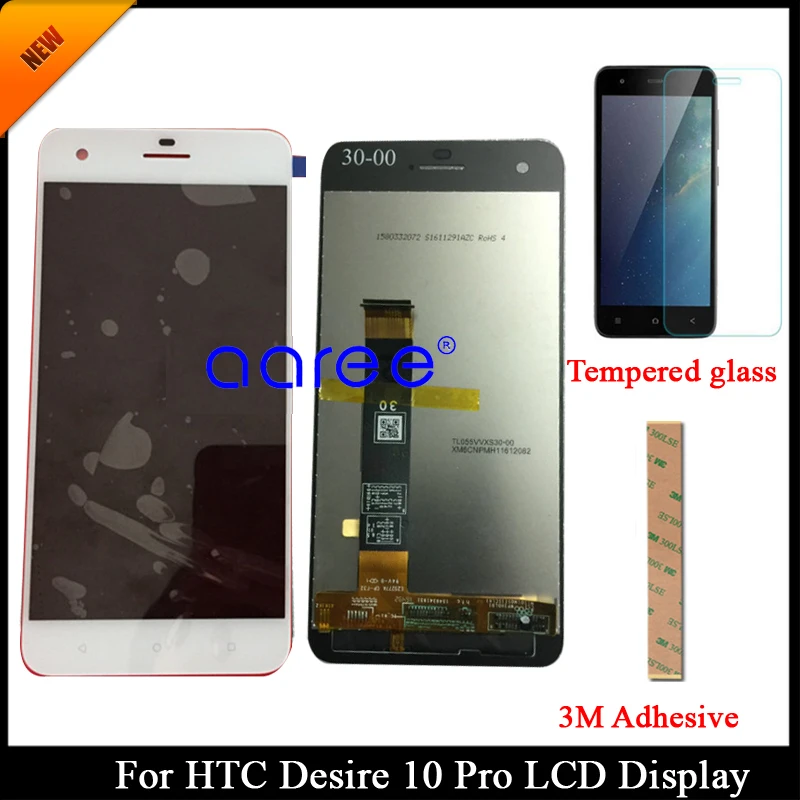ЖК дисплей класса AAA для HTC Desire 10 Pro экран с сенсорным дигитайзером в сборе 100%