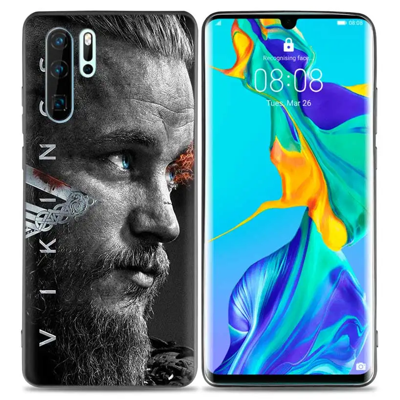 No.7 Роскошный чехол Ragnar Lothbrok Vikings для huawei P30 P20 Pro P10 lite Honor 8X 8A 8C 10 10i 20i P Smart+ Plus Y6 Y7 - Цвет: No.7
