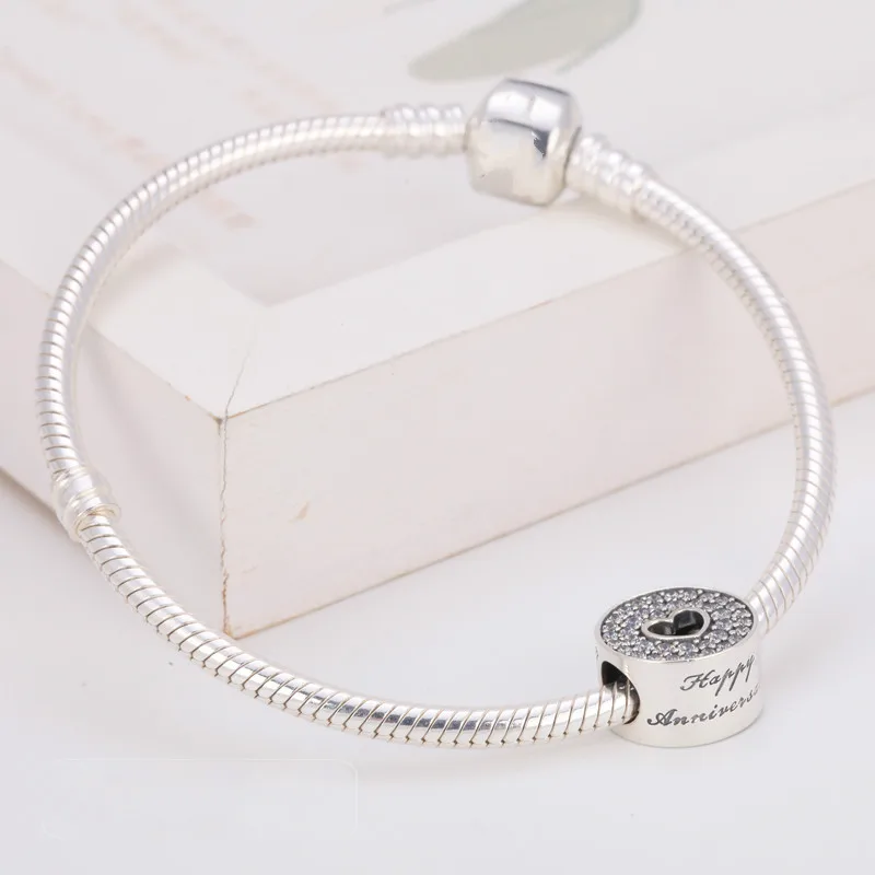 Чешские ажурные подвески для празднования юбилея 925 пробы серебряные бусины в